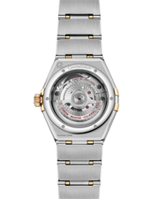 Cassa da 29 mm in acciaio inox e oro Sedna 18K con lunetta tempestata di diamanti e bracciale integrato bicolore acciaio/oro lucido e satinato